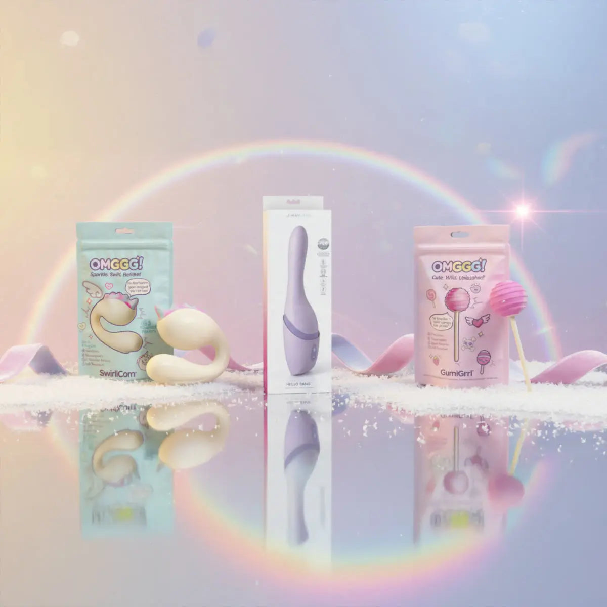 JIMMYJANE new arrivals luxury toys in pastel packaging with rainbow reflections