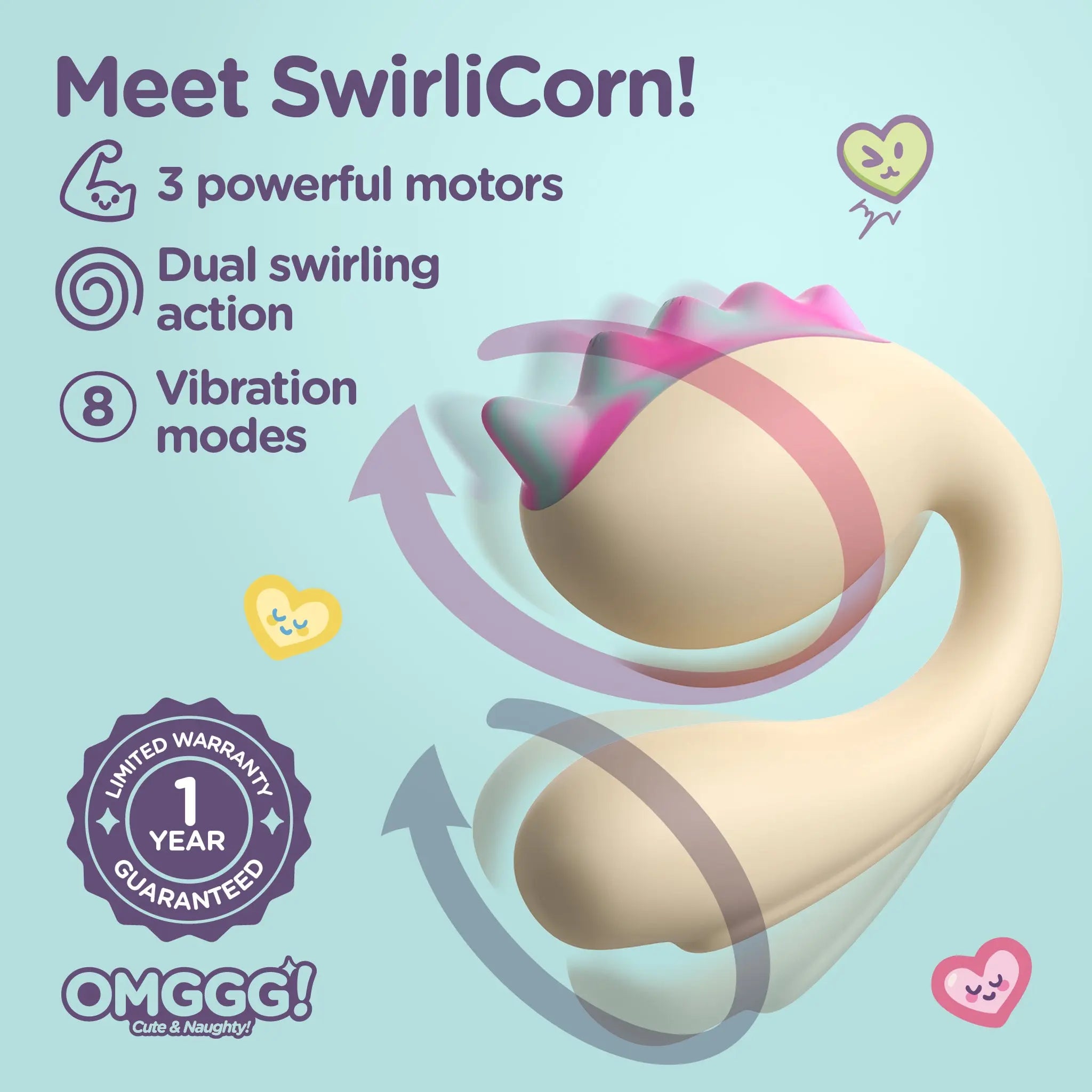 OMGGG! SwirliCorn - Default Title - 179700 - JIMMYJANE®