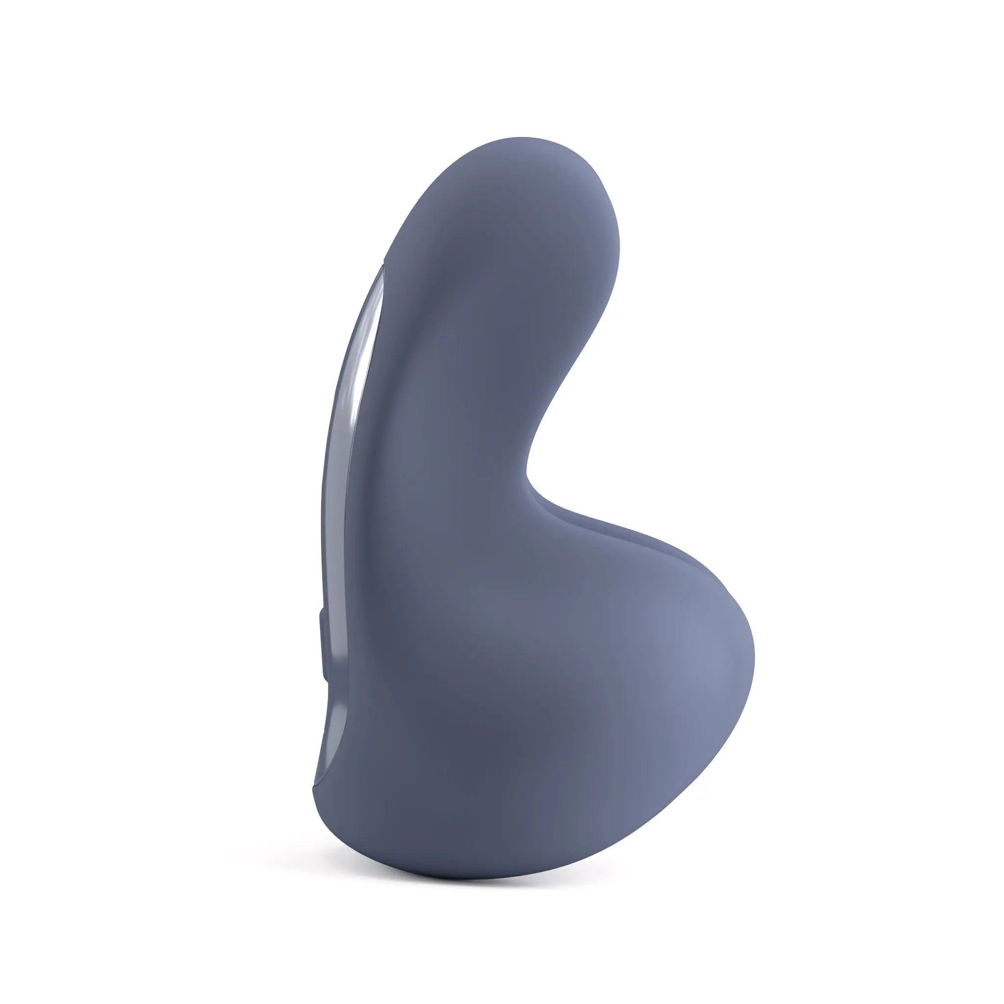 JIMMYJANE Astra Slate luxury ergonomic silicone massager on white background