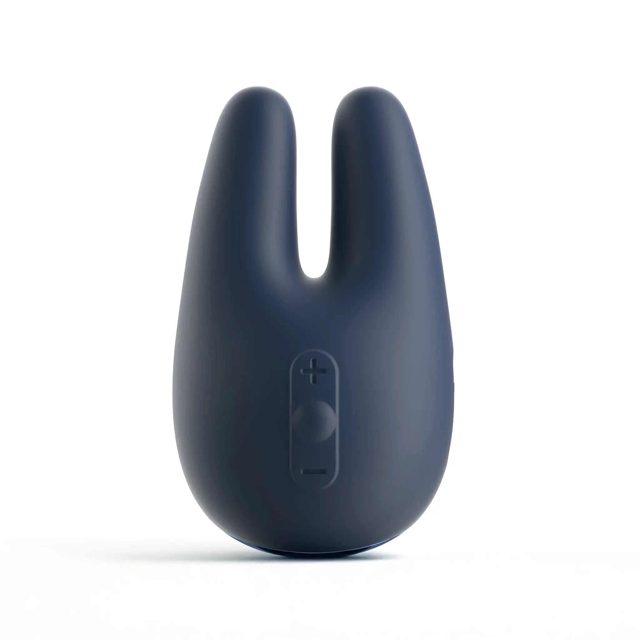 Slate gray luxury personal massager by JIMMYJANE with dual prongs and front control panel