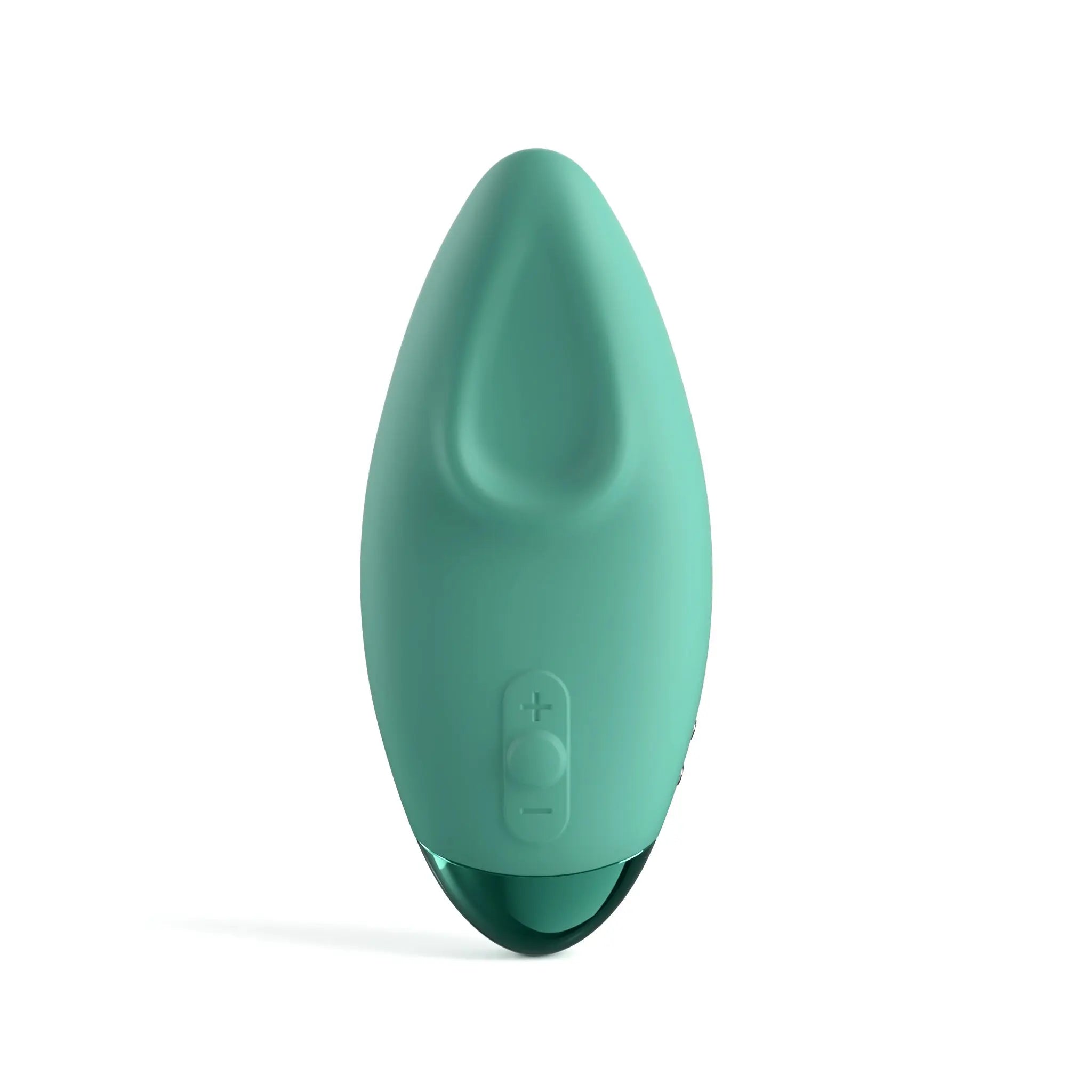 Green JIMMYJANE luxury wellness massager with sleek design and soft silicone finish