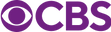 CBS logo in purple on a white background