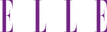 Purple text 'ELLE' on a white background