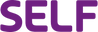 Purple 'SELF' logo on a white background