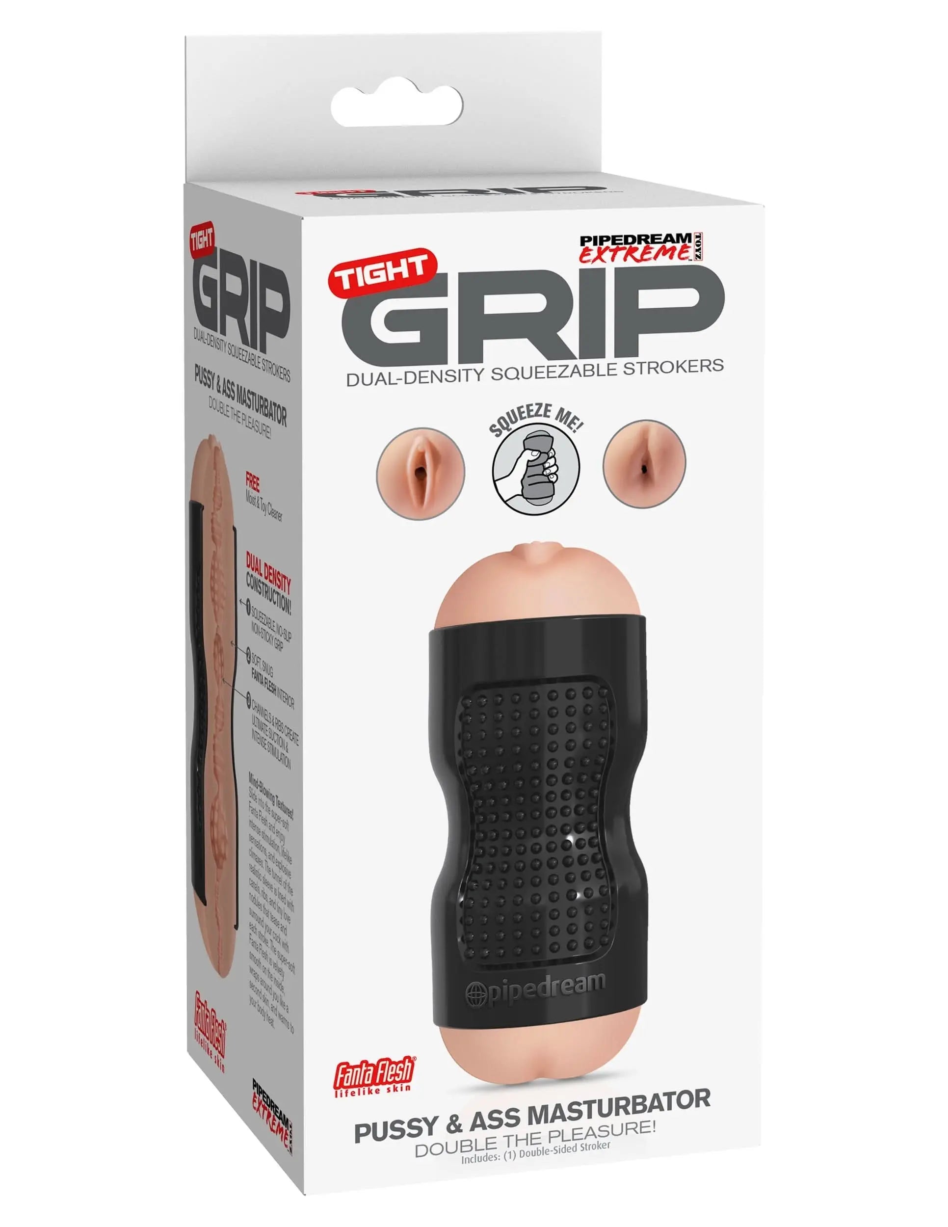 PDX Extreme - Tight Grip Pussy & Ass Masturbator - Default Title - RD28323 - JIMMYJANE®