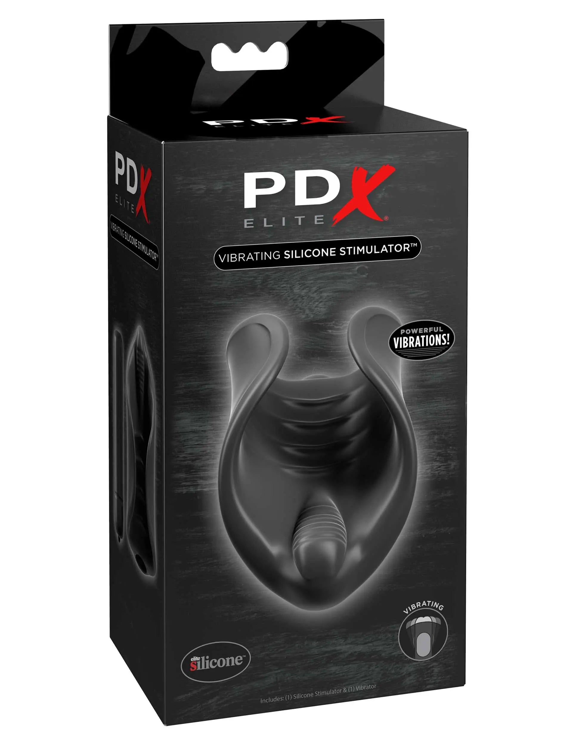 PDX Elite - Vibrating Silicone Stimulator - Default Title - RD500 - JIMMYJANE®