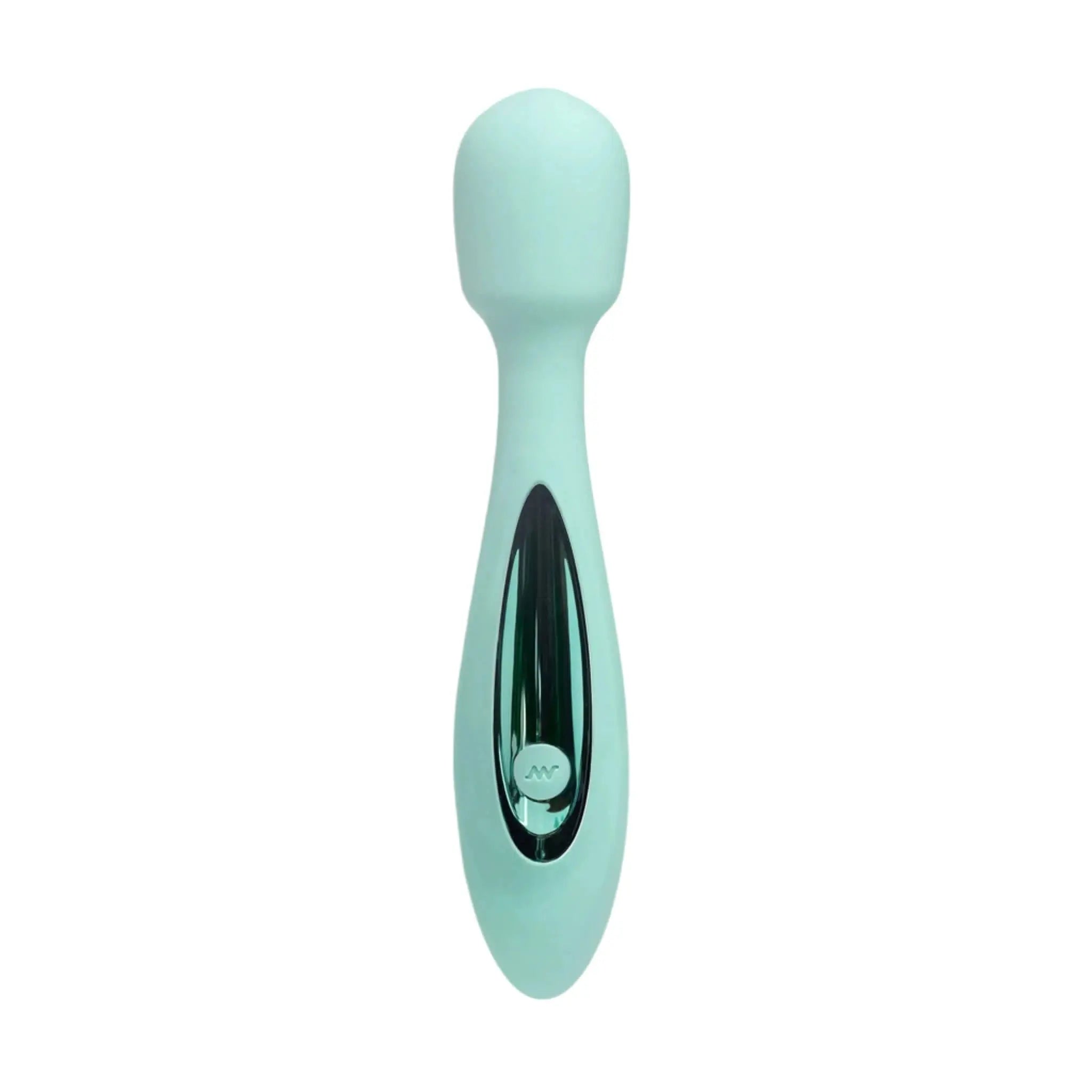 Mint green JIMMYJANE luxury massager with smooth, ergonomic design on white background