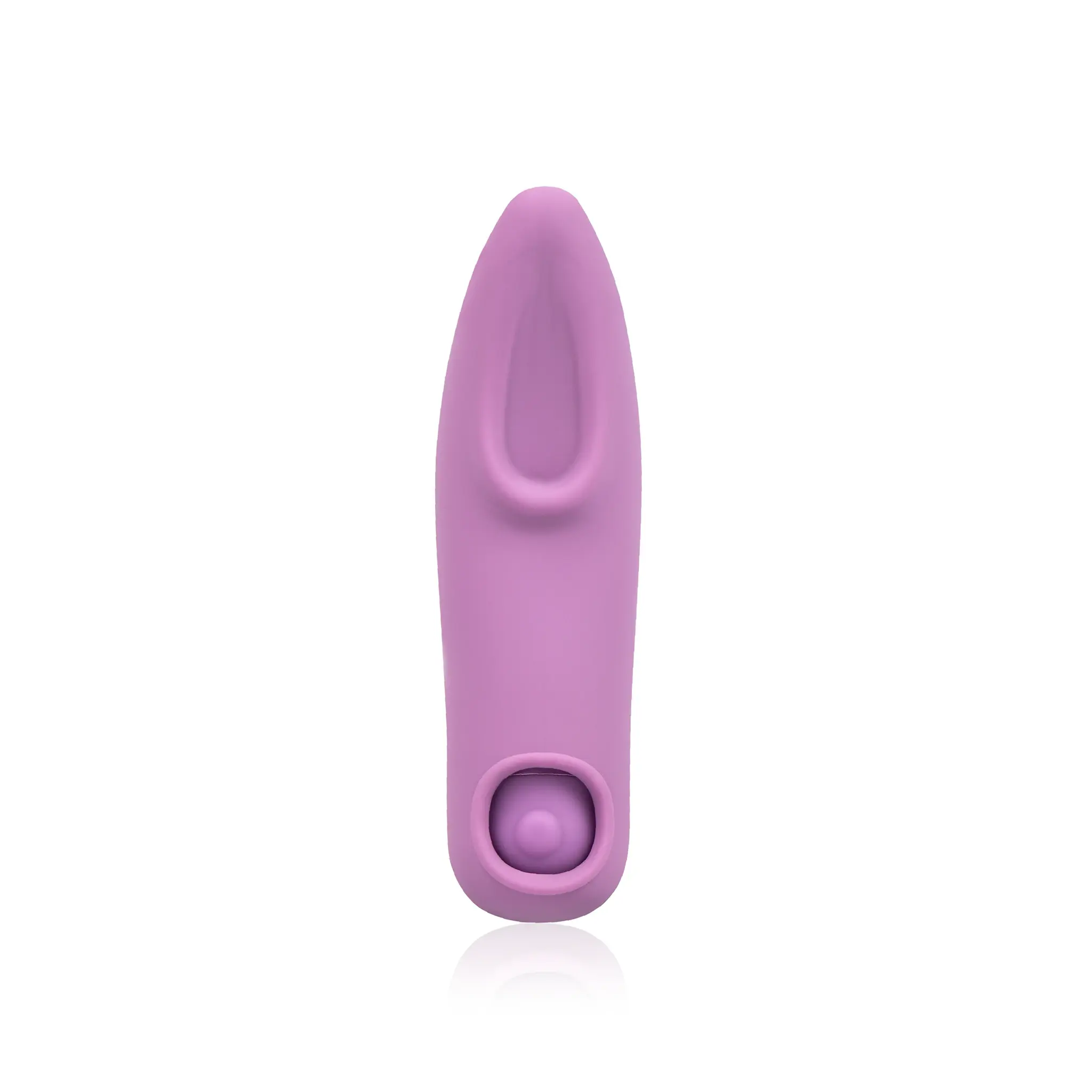 Purple silicone luxury personal massager from JIMMYJANE on a white background