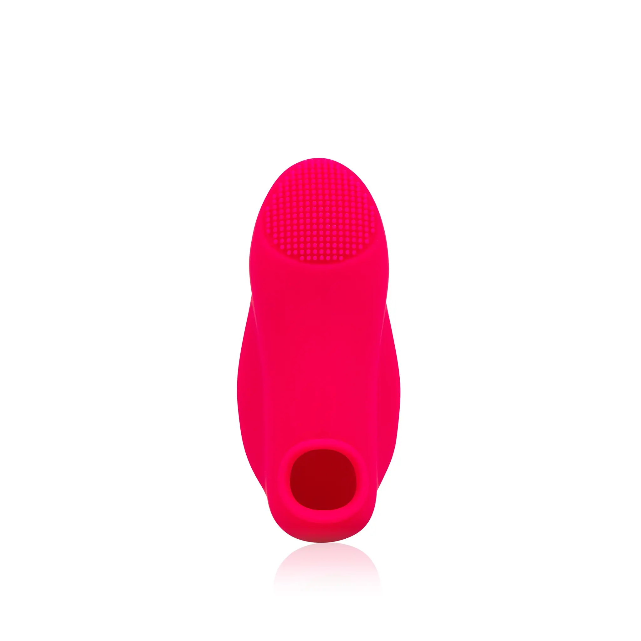 Bright pink silicone luxury adult device by JIMMYJANE on white background