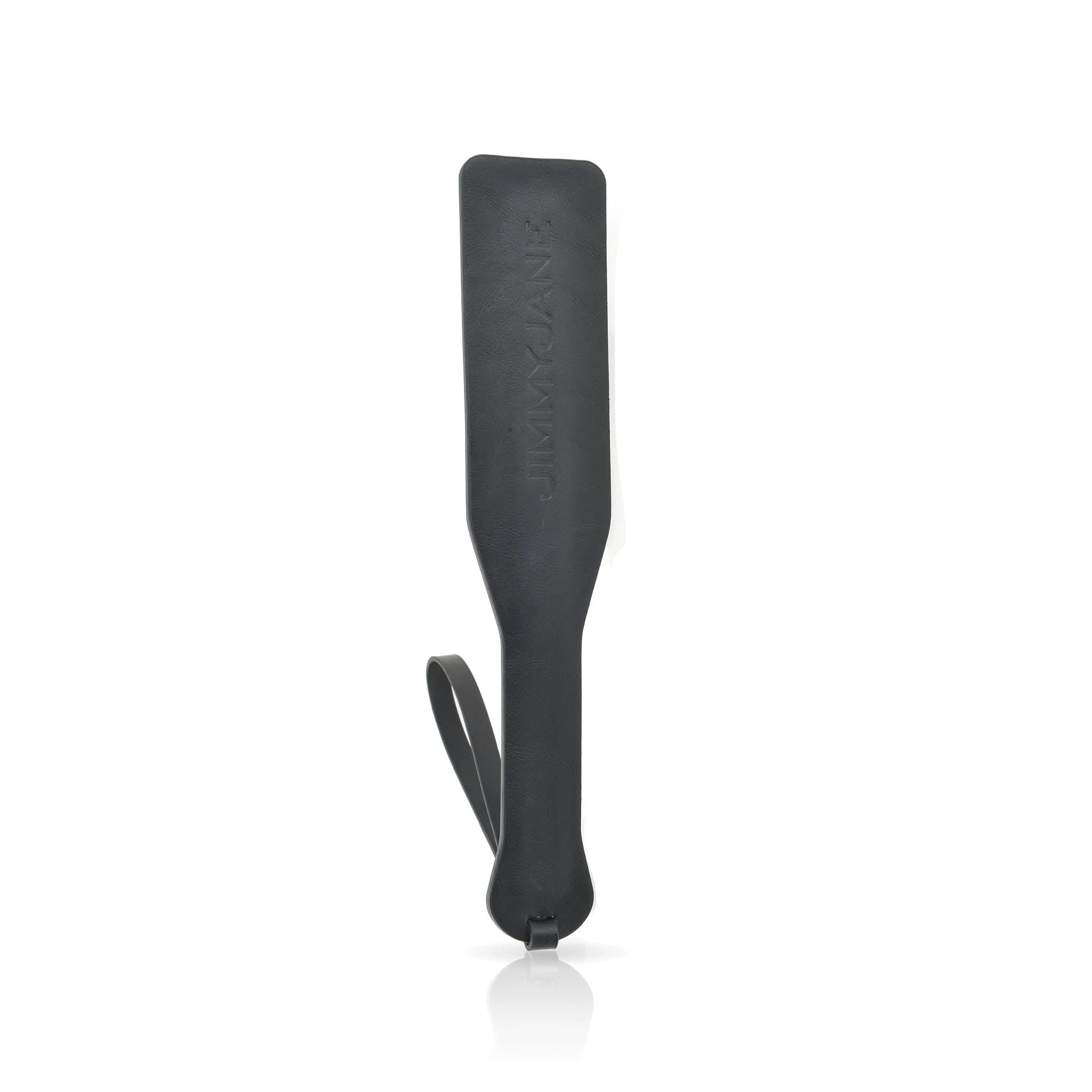 JIMMYJANE® 7-Piece Bondage Set: Includes a black vegan leather paddle with wrist strap and embossed text—ideal for adding excitement to any couple’s experience.