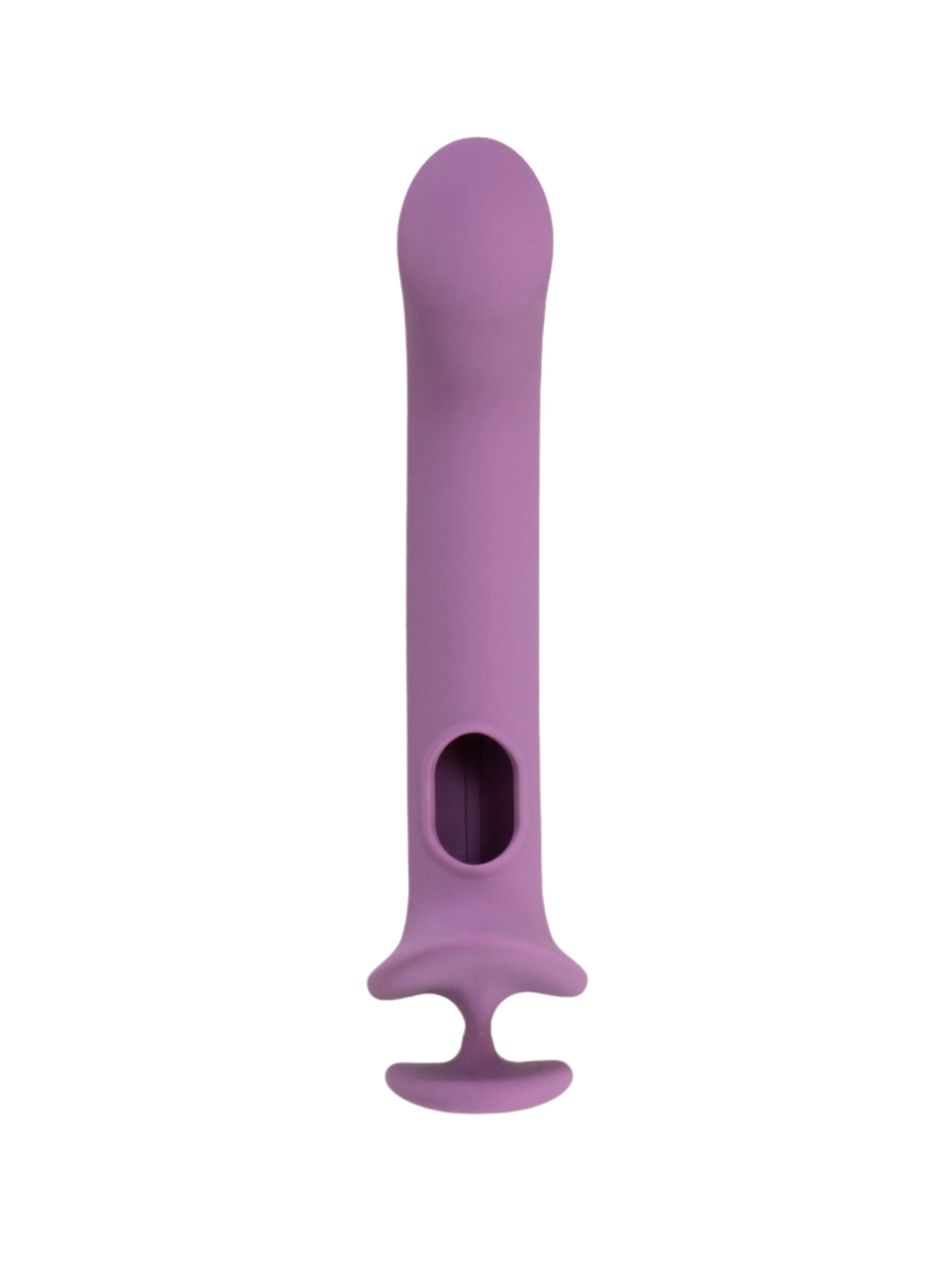 Purple silicone sleeve attachment for luxury pleasure devices by JIMMYJANE
