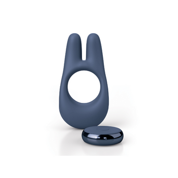 Deimos™ Slate Vibrating Cock Ring with Remote