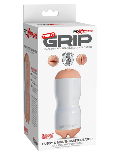 Tight Grip Pussy & Mouth Masturbator