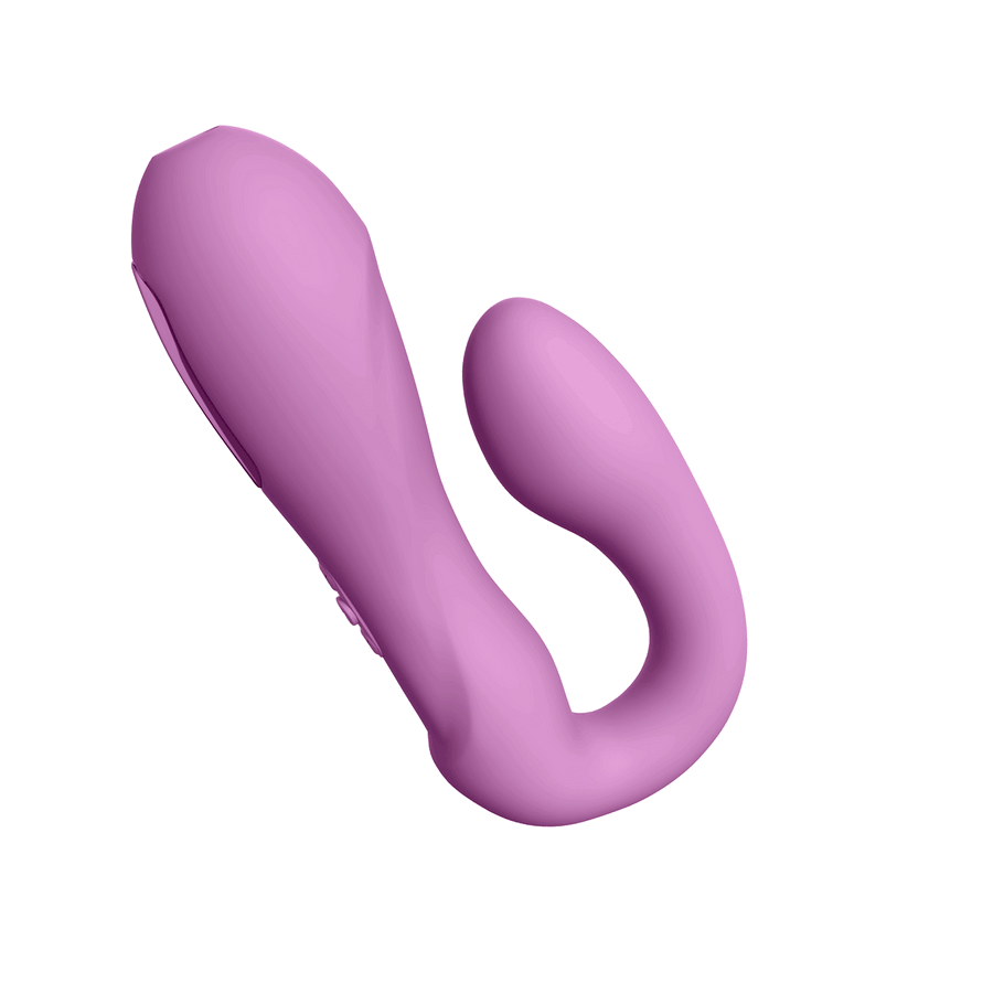 Reflexx Rabbit Vibrator purple with functions and animated image