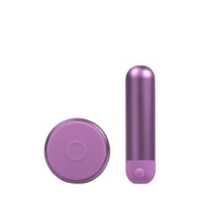 Mini bullet vibrator in the purple color with remote control