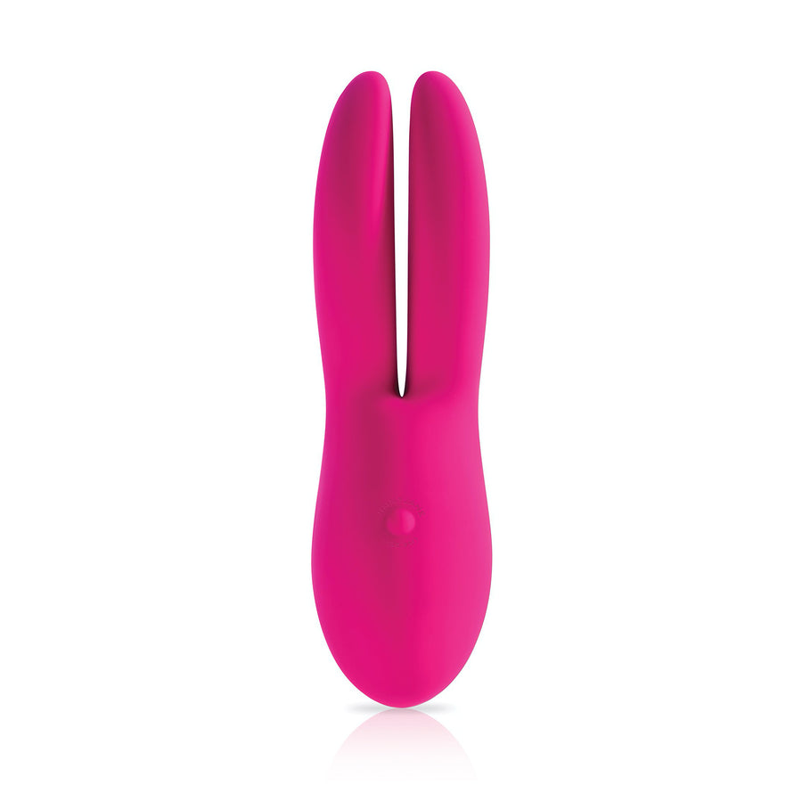 Ascend 2 clitoral stimulator in JJ-pink front facing view