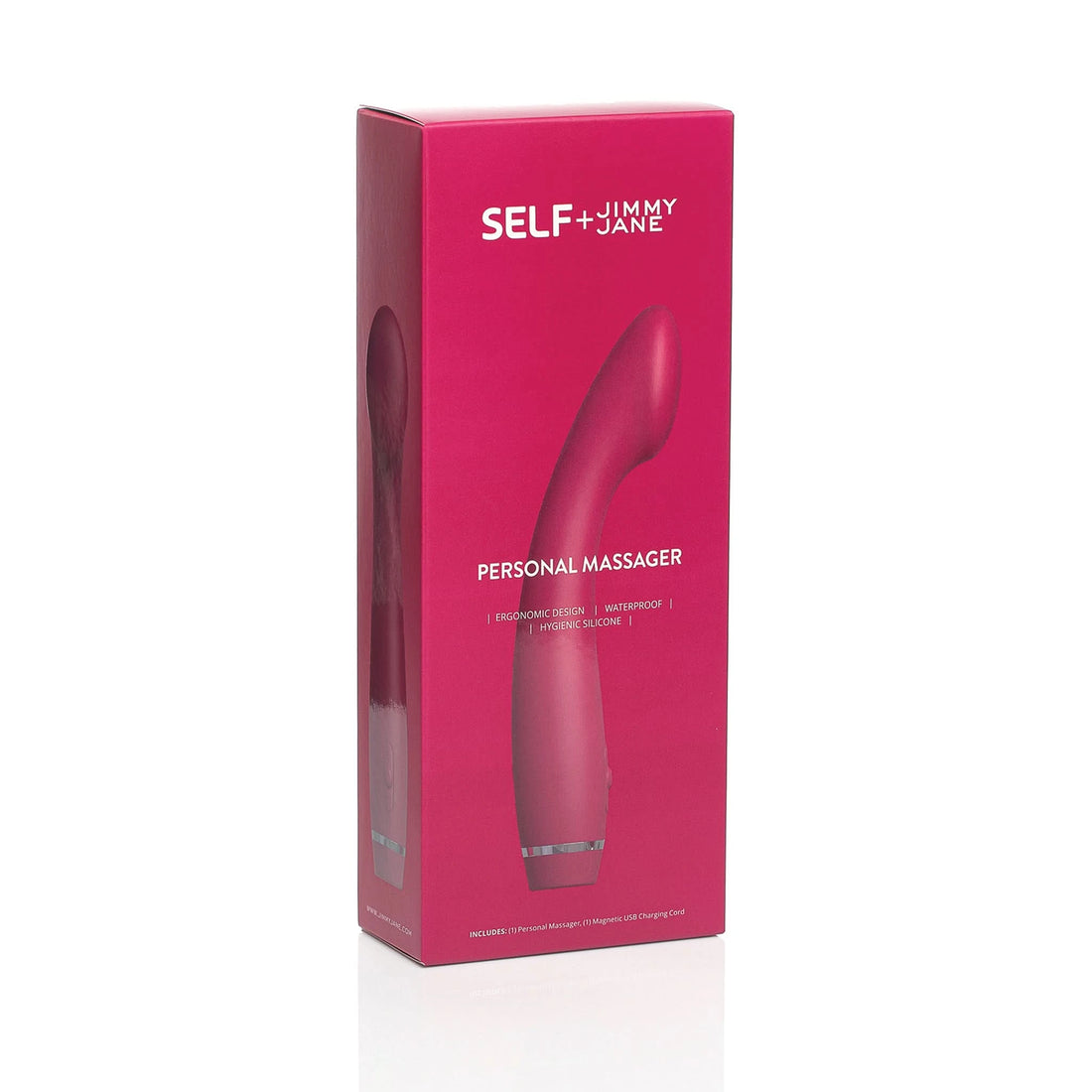 Self + Jimmyjane G-spot massager packaging