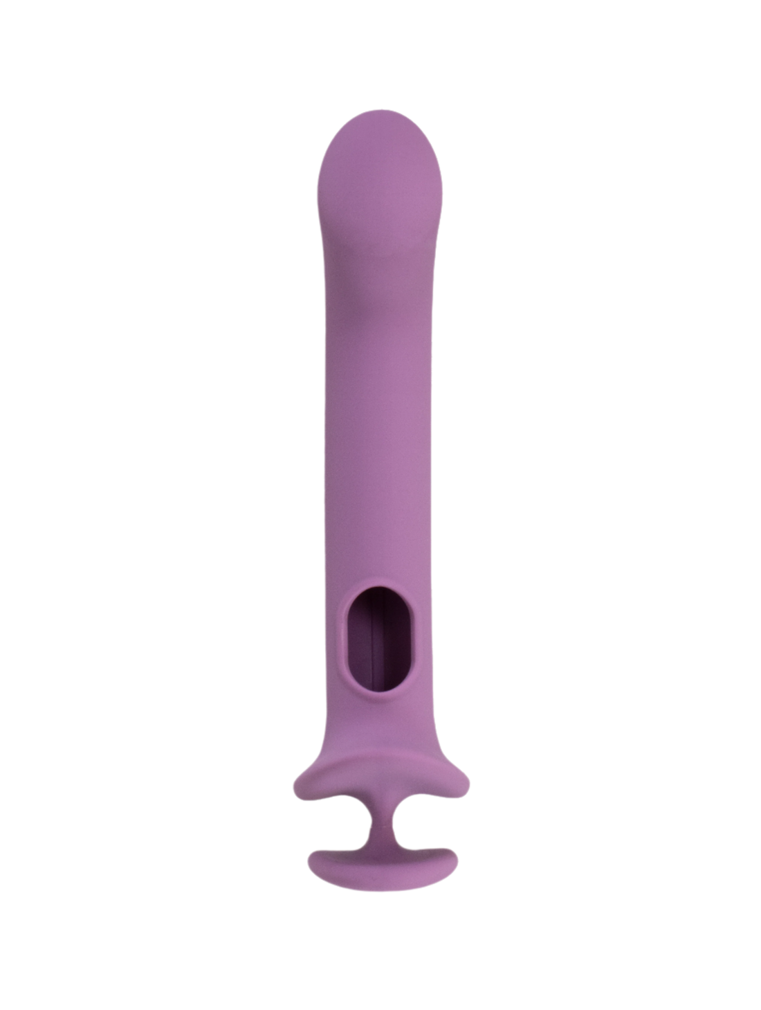 Front facing finger grip bullet vibrator sleeve purple