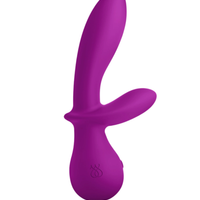 Side-facing rabbit vibrator violet