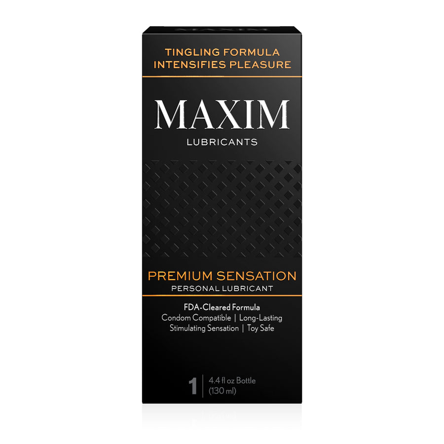 Front of the Box Maxim Sensation Lubricant - Personal Lubricant