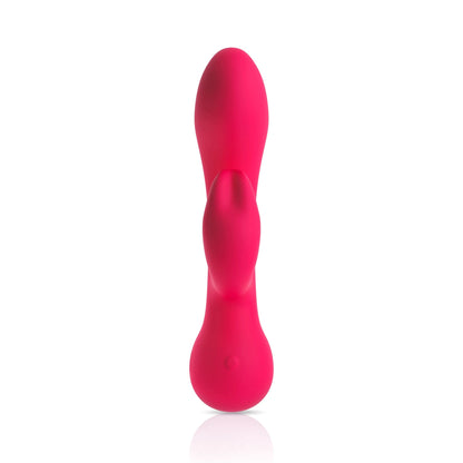JIMMYJANE Rabbit Vibrator in bright pink with dual stimulation design for enhanced pleasure